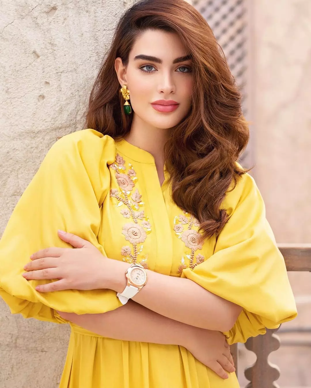Rawan Bin Hussain Yellow Ethnic Wear